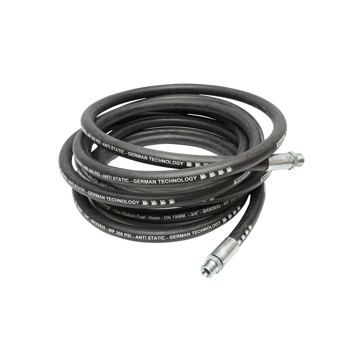 Furtun presiune 10M cu nipluri 3/4 pentru pompa transfer motorina Breckner Germany
